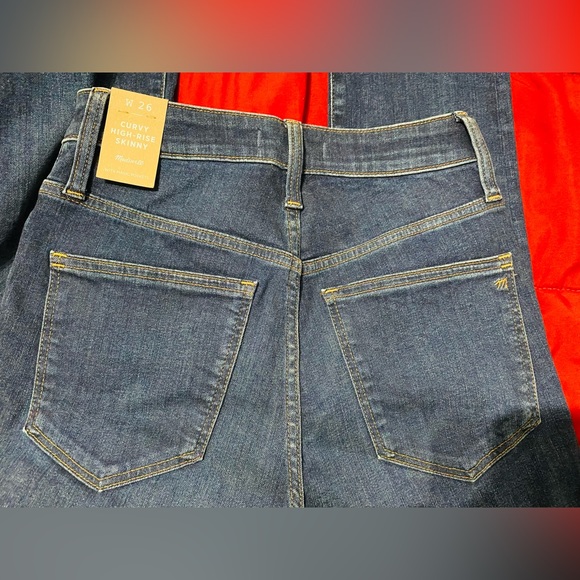 Madewell Jeans Size 26 Curvy High Rise Skinny Jeans in Lanette Wash NA881 - Picture 6 of 6